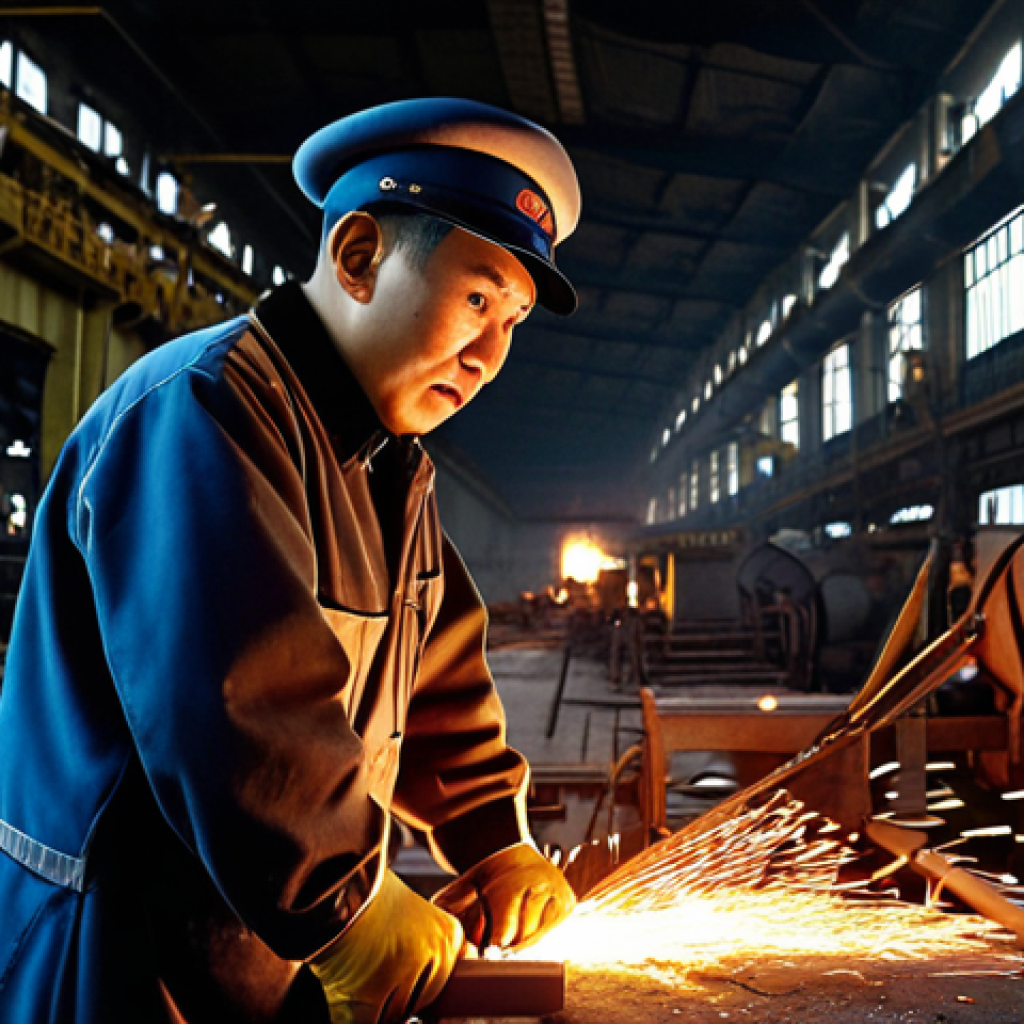 **Image Prompt:** "Nursultan Nazarbayev, from worker to leader. Young Nazarbayev working in Temirtau steel mill, determined expression, socialist realism style, dramatic lighting."