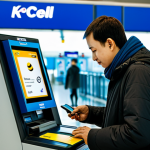 Local SIM Card**

"A traveler fully clothed in modest attire purchasing a local SIM card at a kiosk in Almaty International Airport, Kazakhstan. Kiosk displays signs for Beeline, Kcell, and Tele2. Background shows blurred airport activity. Safe for work, appropriate content, professional shot, perfect anatomy, natural proportions."

**